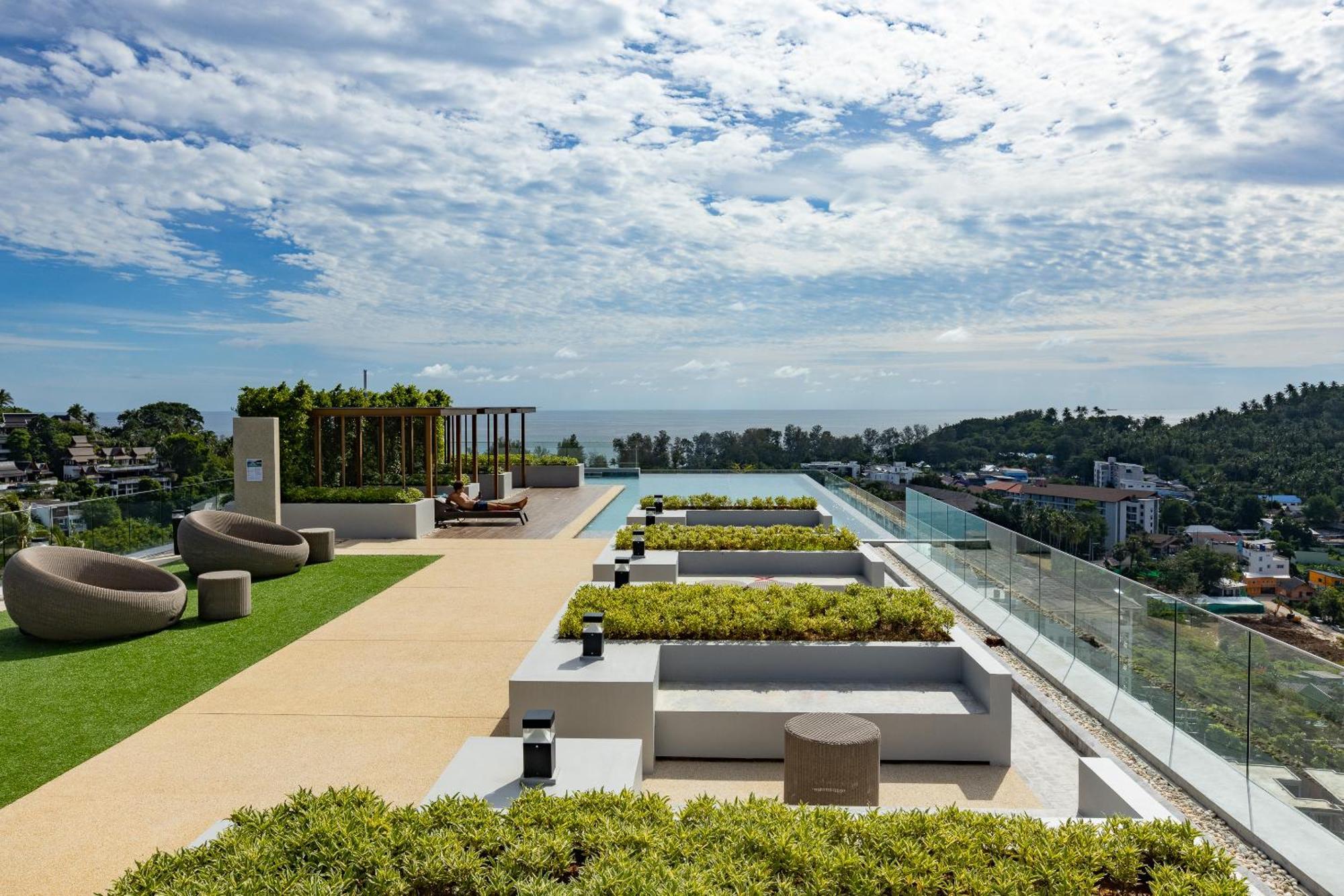Apartamento Sea View 1-Br 36 M2 Panora Surin By Holy Cow Exterior foto