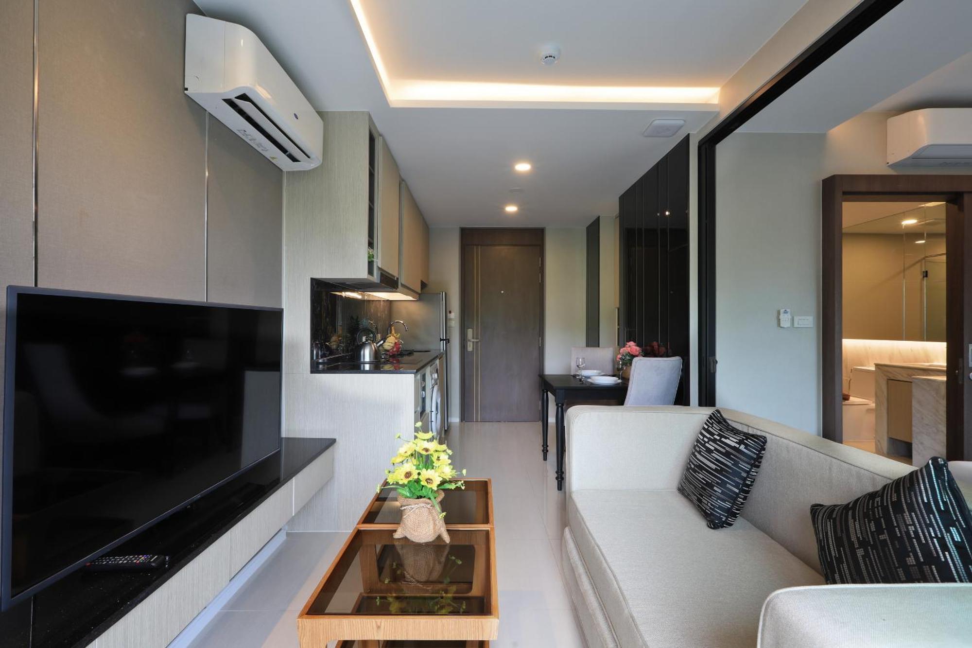 Apartamento Sea View 1-Br 36 M2 Panora Surin By Holy Cow Exterior foto